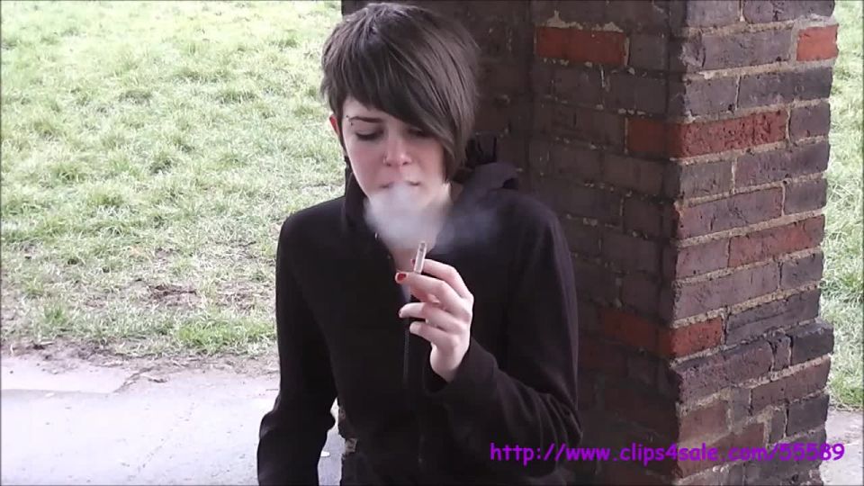 Multiple Pumps MASSIVE Drags & Sick from TOO MANY Cigarettes 19 Year Old Elisha SmokingFetishStudio