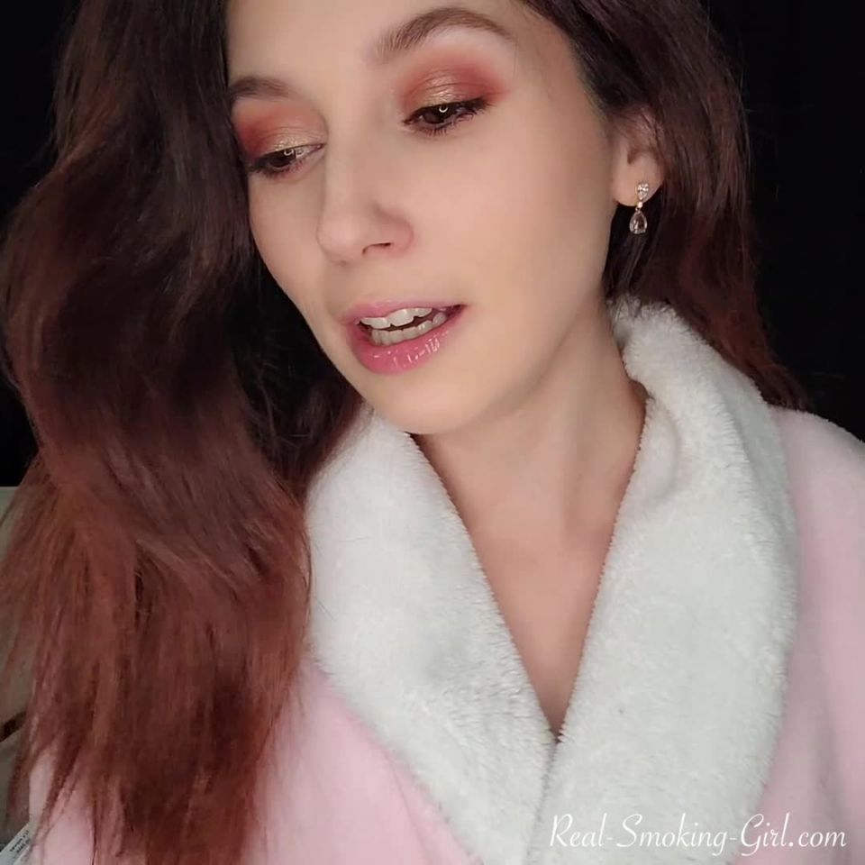 I Recorded My Coughing Fit for You Real Smoking Girl