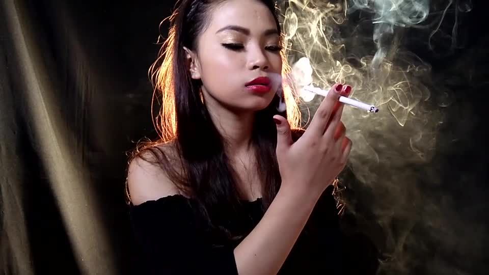 Nanya in Black Smoking Kittens Productions