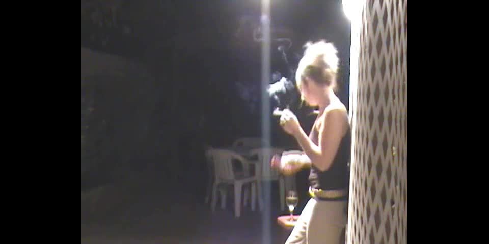 Smoke Break 12 Abigail Smokes