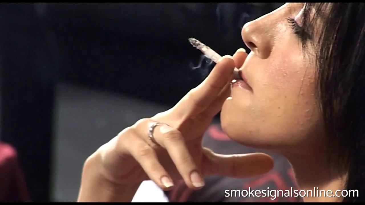 Sarah smokes