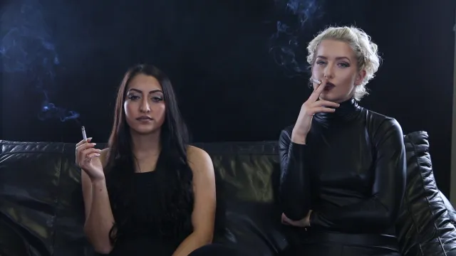 Liz and Nayla couch Studio Smoke
